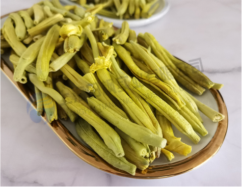 凍干黃花菜，果蔬真空冷凍干燥機(jī)應(yīng)用案例
